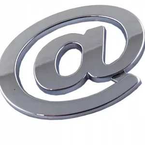 Darmowa dostawa EMBLEMAT K9J82 LITERA LITERKA CYFRA CYFRY CHROM @