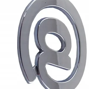 Oferta T1U54 LITERKA CYFRA CYFRY CHROM @ małpa EMBLEMAT L