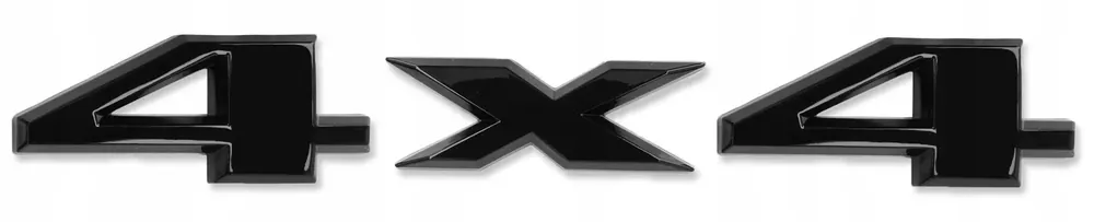 Emblemat samoprzylepny znaczek Samochody 4x4 14,5x2,2 cm Czarny Oferta