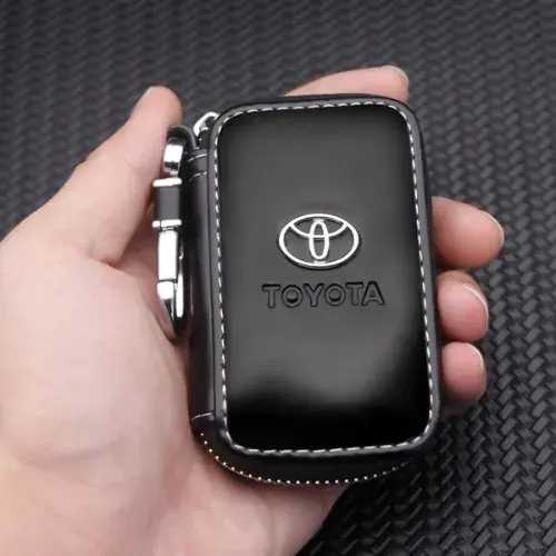 Promocja SKÓRZANE ETUI SASZETKA POKROWIEC NA KLUCZE KLUCZYK SAMOCHODOWY DO TOYOTA