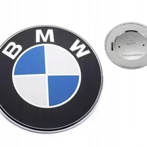 Kup teraz BMW ZNACZEK EMBLEMAT LOGO KLAPA TYŁ E46 5 E39 7 E65 E66 8 E31 X5 E53 78mm