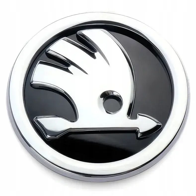 Tylko dziś Zamiennik emblemat logo SKODA na PRZÓD/TYŁ 80mm SUPERB, FABIA, OCTAVIA