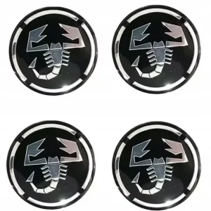 FIAT ABARTH NAKLEJKI EMBLEMATY ZNACZKI 56mm ALUMINIOWE Popularny