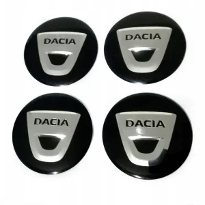 DACIA LOGO NAKLEJKI EMBLEMAT 56mm ALUMINIOWE 4szt Najlepsza cena