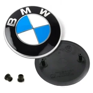 Rabat EMBLEMAT ZNACZEK NA MASKĘ KLAPĘ BMW E81 E87 E60 E61 E90 E91 X1 X3 X5 82mm