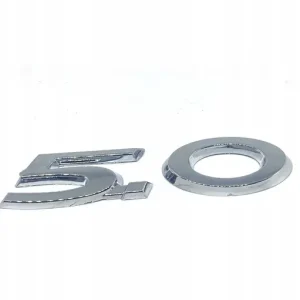 5.0 emblemat srebrny Wyprzedaż