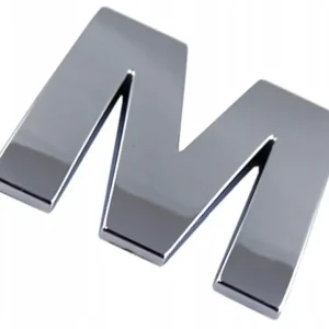 LITERKA S8I65 CYFRA CYFRY CHROM M EMBLEMAT LITERA Nowość