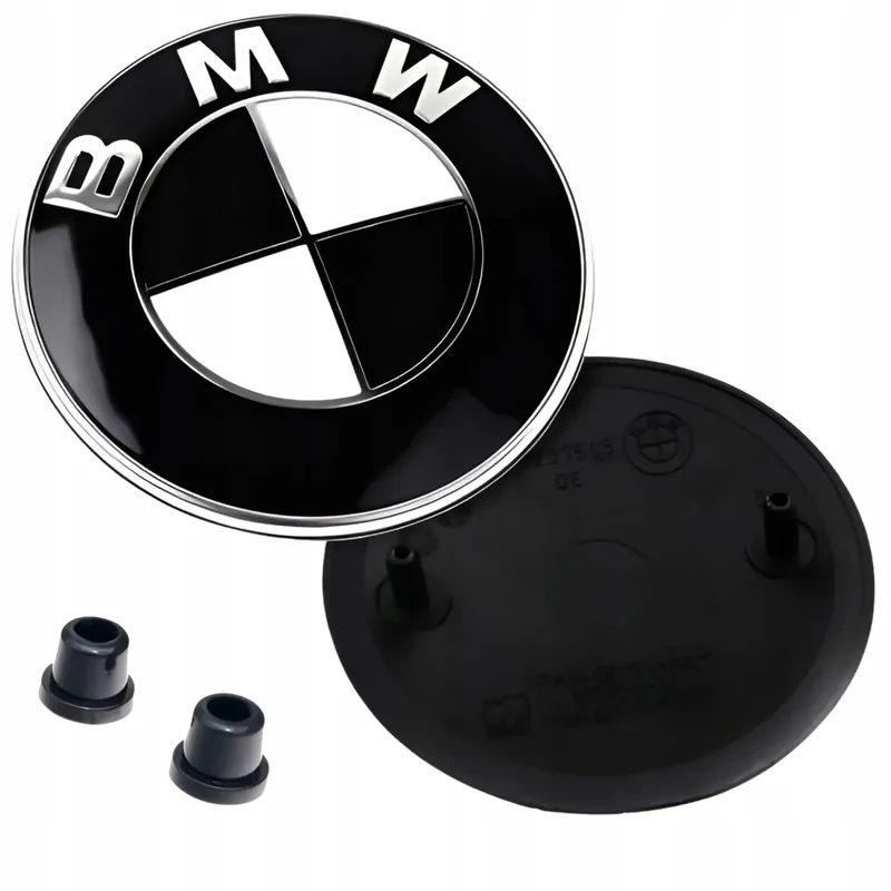 Promocja BMW ZNACZEK EMBLEMAT NA KLAPĘ TYŁ CZARNY 74mm E46 E90 F22 F23 F87 F45 F30 N