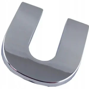 Wysoka jakość EMBLEMAT LITERA LITERKA CYFRA CYFRY CHROM U U R7Q81