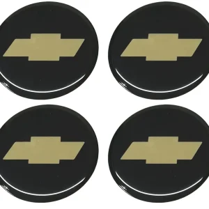 Autentyczny NAKLEJKI NA DEKIELKI FELGI KOŁPAKI CHEVROLET 60 MM