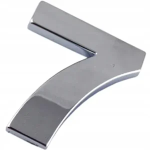 Wyprzedaż CYFRY Z8R66 LITERA DUŻA CHROM 7 SIEDEM EMBLEMAT CY