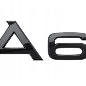Popularny A6 Emblemat Znaczek Logo Napis Audi A6 Czarny TYL SPORT