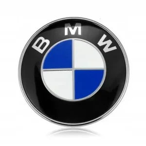Autentyczny EMBLEMAT BMW 82 mm znaczek logo E87 E81 E46 E60 E61 E90 E91 E36 E84 X3 E83
