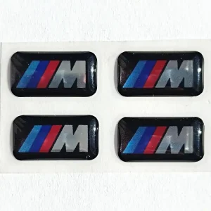 4 x znaczek Naklejka Emblemat Logo Felgi BMW M Pakiet oo Niska cena