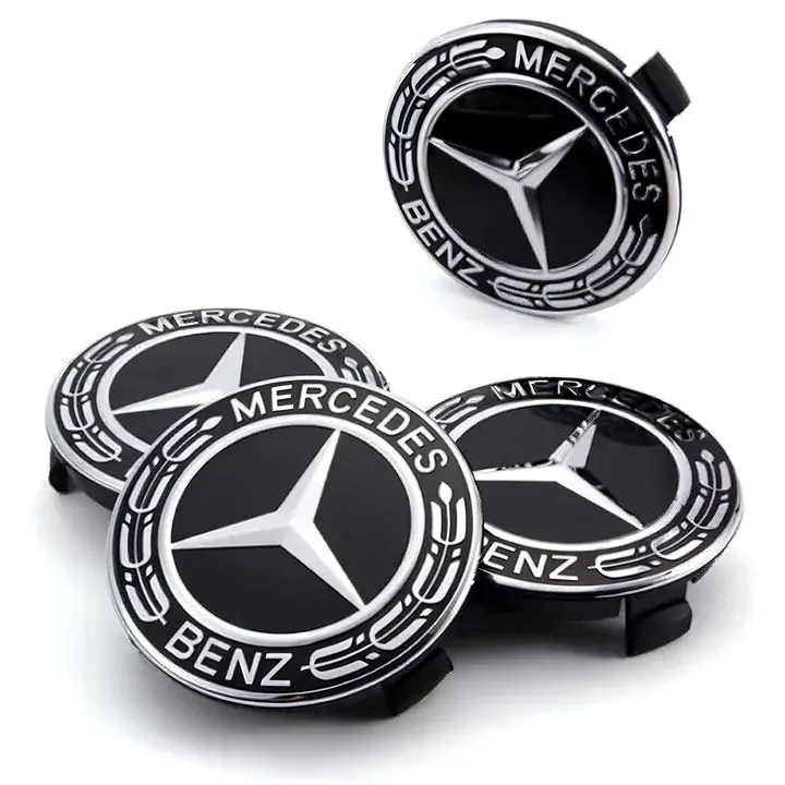 DEKLE DEKIELKI ZAŚLEPKI ZNACZKI KAPSLE KAPSELKI DO FELG MERCEDES BENZ 75MM Kup teraz