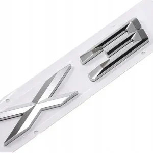 Kup teraz BMW X3 NAPIS EMBLEMAT NAKLEJKA LOGO ZNACZEK NA KLAPĘ TYŁ