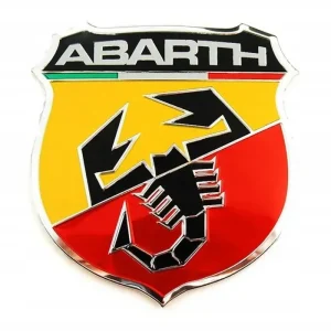 Emblemat znaczek logo Abarth 60mm x 55mm NOWY aluminium Kup teraz