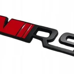 Najlepsza cena EMBLEMAT LOGO ZNACZEK NAPIS DO SKODA VRS NA KLAPĘ