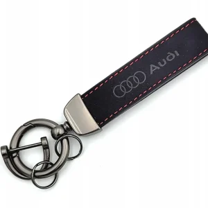 Popularny BRELOK samochodowy BRELOCZEK do kluczy kluczyka SMYCZKA do AUDI alcantara