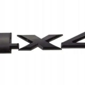 Zwrot pieniędzy Metalowy Emblemat logo znaczek Napis Jeep 4x4 czarny NOWY