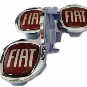 Premium Dekielki dekle zaślepki kapsle do alufelg FIAT 60mm / 56mm Nowe chromowane