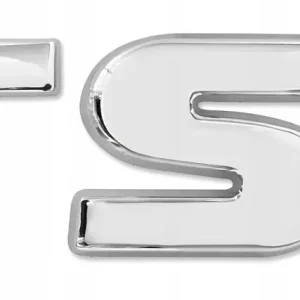 Wyprzedaż Emblemat logo samoprzylepny znaczek VOLKSWAGEN SREBRNY TSI 5x1,7 cm NOWY