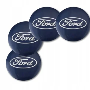 4szt. Ford 60 mm logo naklejki alu emblematy na dekielki kołpaki granatowe Zamów teraz
