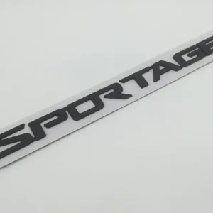 Emblemat logo znaczek do Kia Sportage Napis Litery CZARNY POŁYSK NOWY tył Zamów teraz