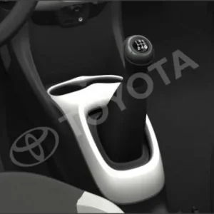 Panel ozdobny dźwigni zmiany biegów - 068 White Wyprzedaż