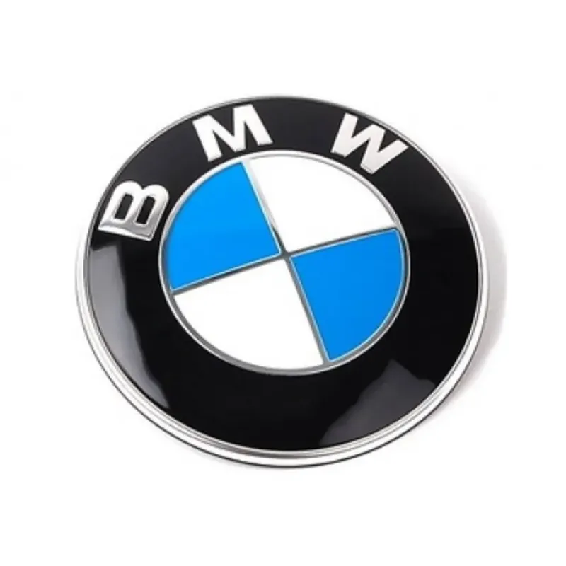 BMW EMBLEMAT ZNACZEK 82mm NA PRZÓD TYŁ NIEBIESKI Darmowa dostawa