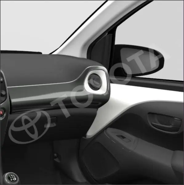 Najlepsza cena Pierścień ozdobny deski rozdzielczej - prawy - 068 White