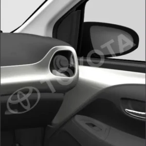 Pierścień ozdobny deski rozdzielczej - prawy - 211 Midnight black Bezpieczna płatność