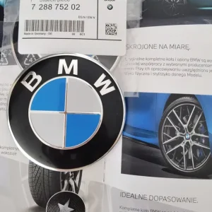 Popularny Znaczek EMBLEMAT BMW F30 F31 F32 F33 F34 MASKA 3 PIN 728875202 51147288752