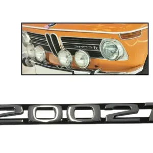 Szybka dostawa BMW E10 Emblemat Przedni 2002ti Na Grill (Chrom)