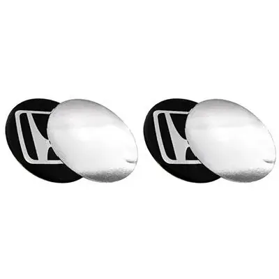 Naklejki na kołpaki emblemat Honda 60mm czar sil 4 Wysoka jakość