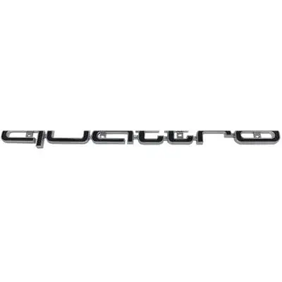 Tani Emblemat znaczek logo napis QUATTRO 420x35cm Audi