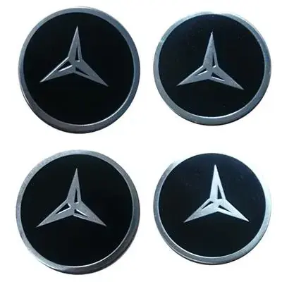 Naklejki na kołpaki emblemat Mercedes 68mm czar al Ostatnia szansa