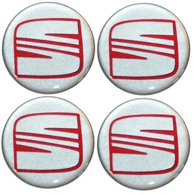 Bezpieczna płatność Naklejki na kołpaki emblemat Seat 55mm sil sre-cze