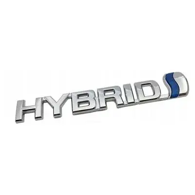 Emblemat napis logo HYBRID 15.3x2cm Toyota Szybka dostawa