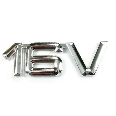 Niska cena Emblemat znaczek logo napis cyfry 16V tył 80x25mm