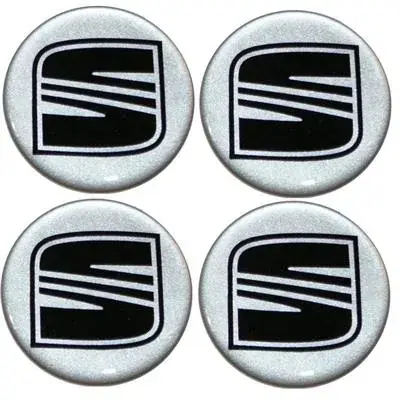Bezpieczna płatność Naklejki na kołpaki emblemat Seat 55mm sil sre-cza
