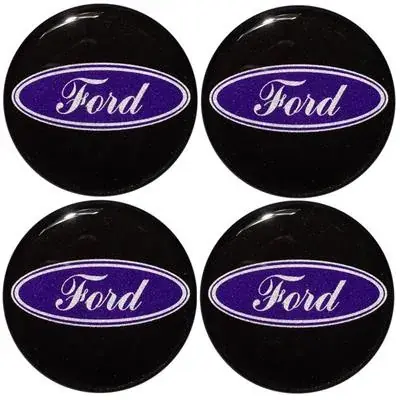 Naklejki na kołpaki emblemat Ford 65mm fiolet sil Wyprzedaż