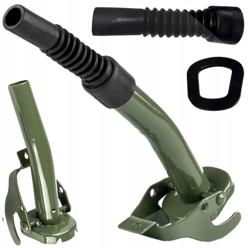 Darmowa dostawa Metalowy Lejek do kanistra 5l 10l 20l benzyna ropa zestaw z uszczelką