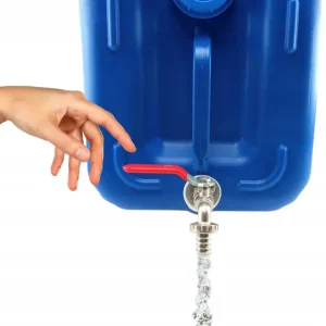 Darmowa dostawa Pojemnik na Wodę z Kranikiem 20L Bańka Zbiornik SOLIDNY Kanister Plastikowy