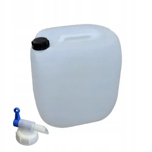 Kanister z kranikiem 30L naturalny biały bańka Najlepsza cena