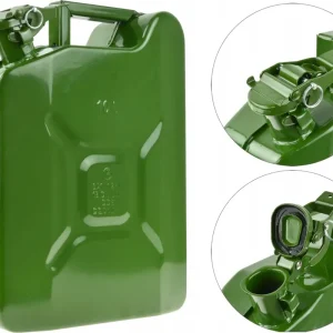 Nowy antykorozyjny kanister metalowy Geko 10L Bezpieczna płatność