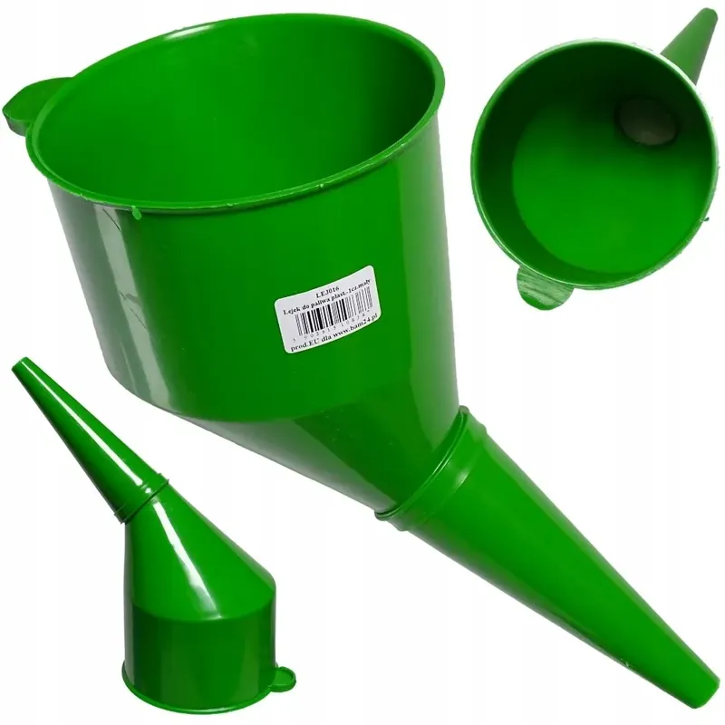 Lejek do paliwa środków chemicznych płynów plastikowy skośny z sitkiem 130m Wysoka jakość