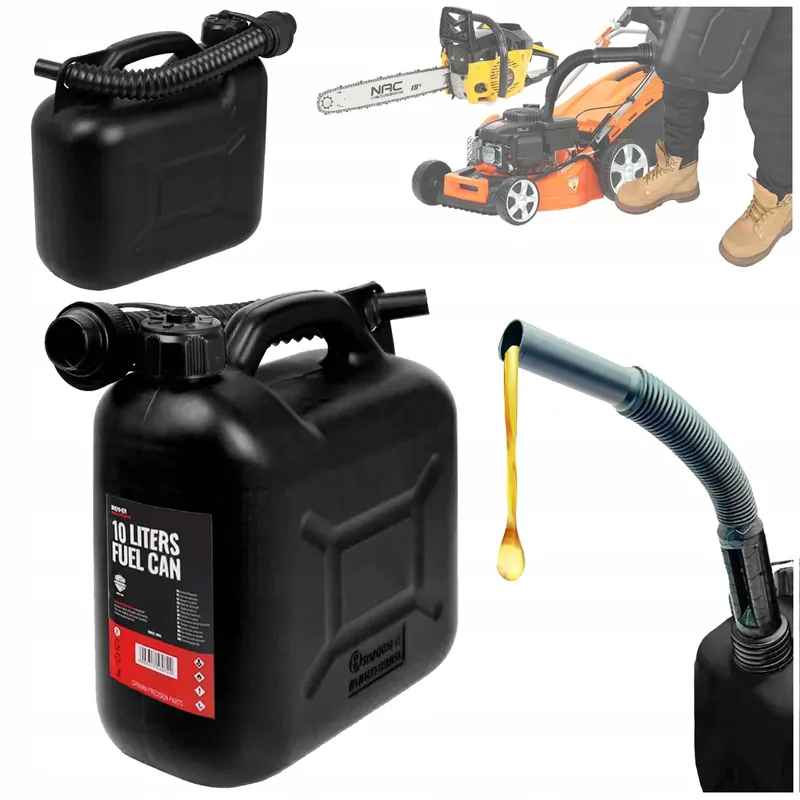 Darmowa dostawa KANISTER 10L PALIWO OLEJ Karnister HDPE elastyczny lejek HOMOLOGACJA EU