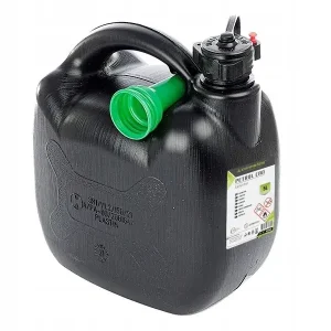 Premium Kanister plastikowy na paliwo, 5L, owalny, czarny