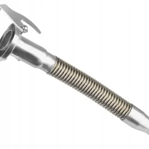 Niska cena Lejek metalowy z zaczepem do kanistra, elastyczny